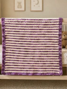 NWT Handmade Crochet Baby Lap Blanket